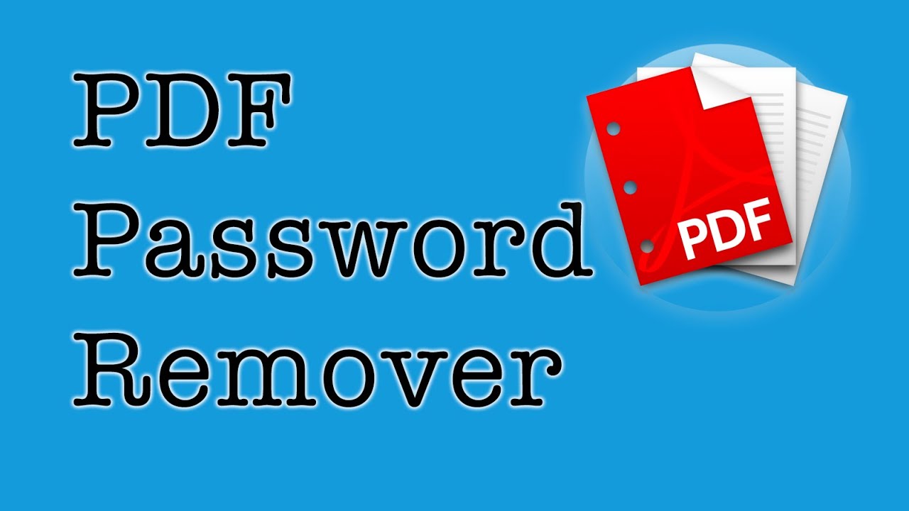 Pdf password remover