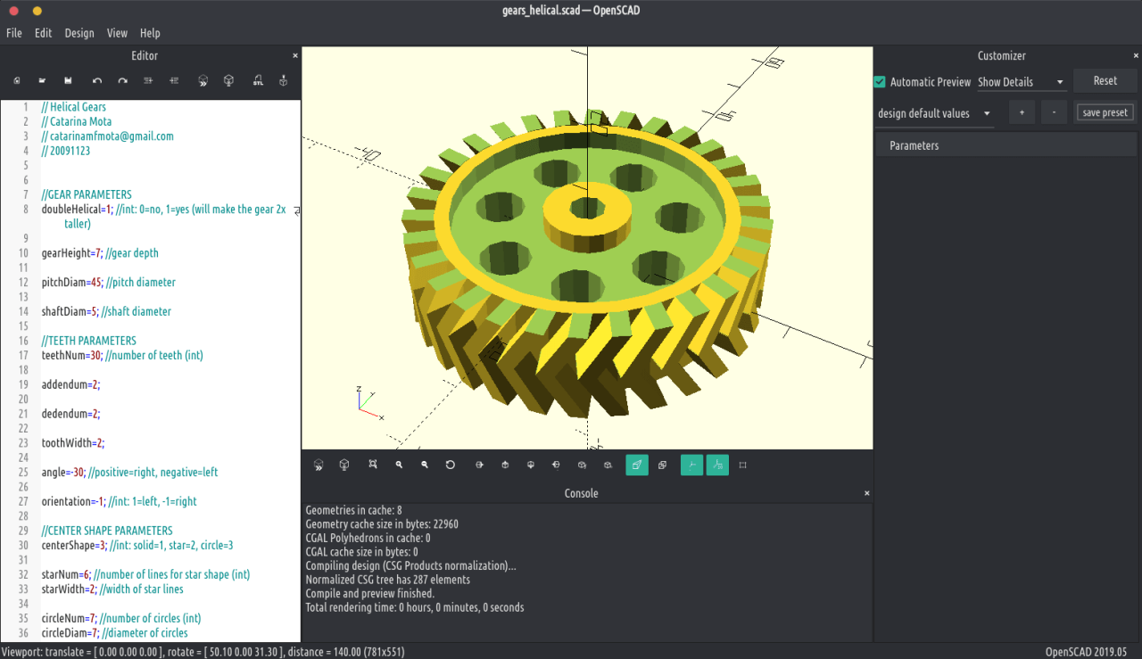 Openscad materialise