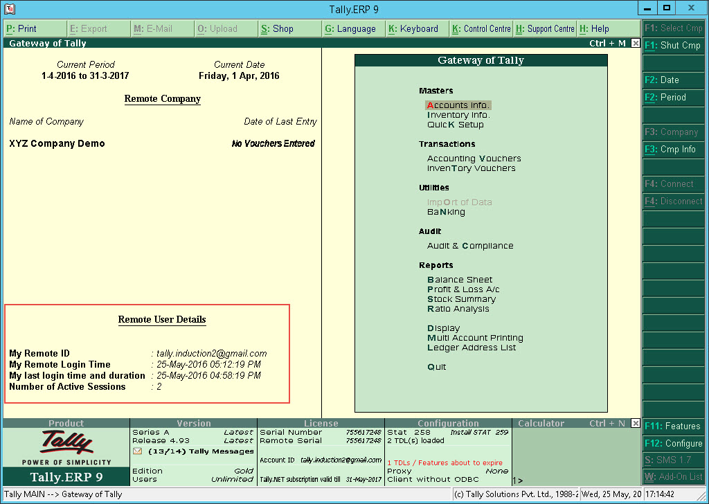 Tally erp software install version full